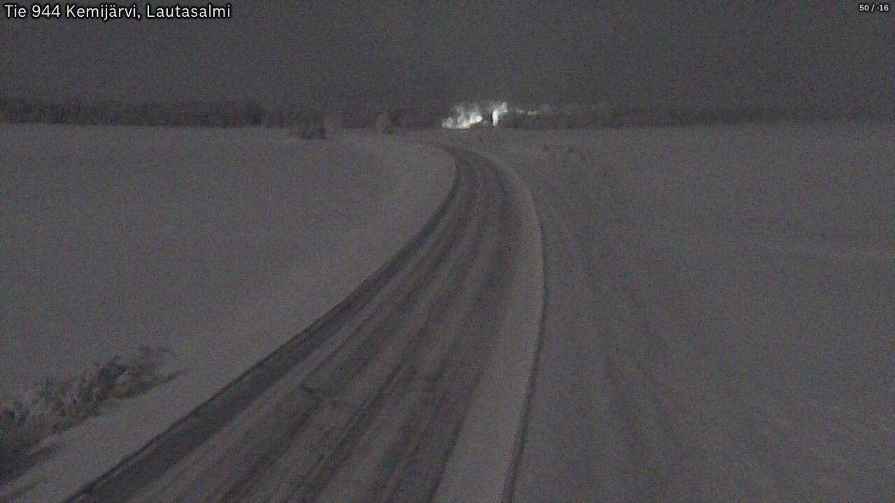 Kelikamerat Kuva Tie 944 Kemijärvi, Lautasalmi, Kemijärvi, Lappi
