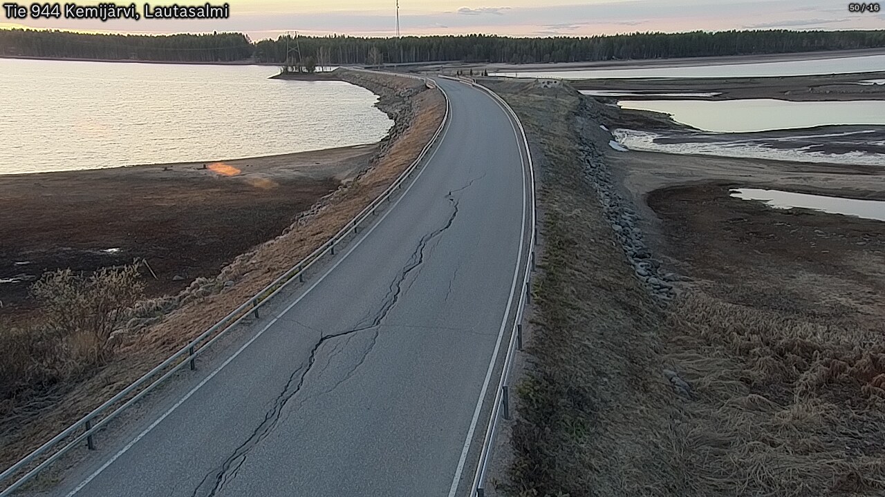 Kelikamerat Kuva Tie 944 Kemijärvi, Lautasalmi, Kemijärvi, Lappi