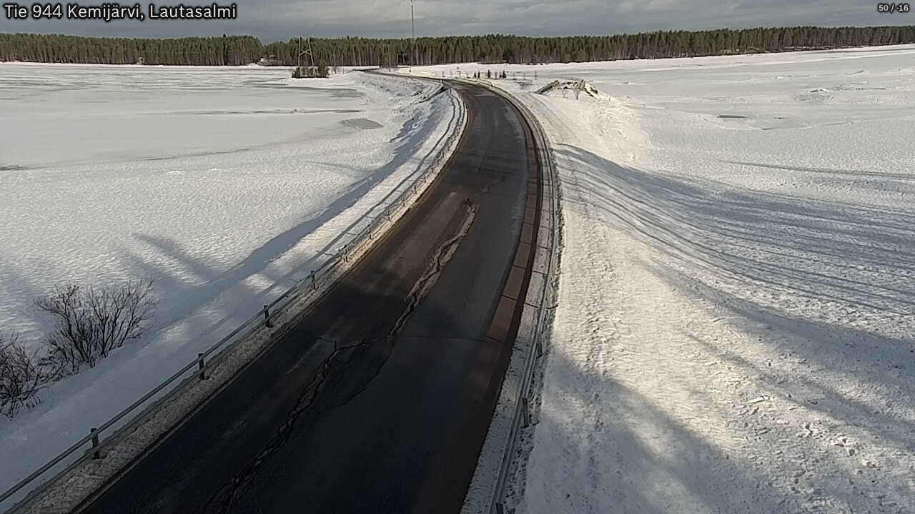 Kelikamerat Kuva Tie 944 Kemijärvi, Lautasalmi, Kemijärvi, Lappi