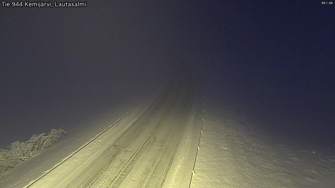 Kelikamerat Kuva Tie 944 Kemijärvi, Lautasalmi, Kemijärvi, Lappi