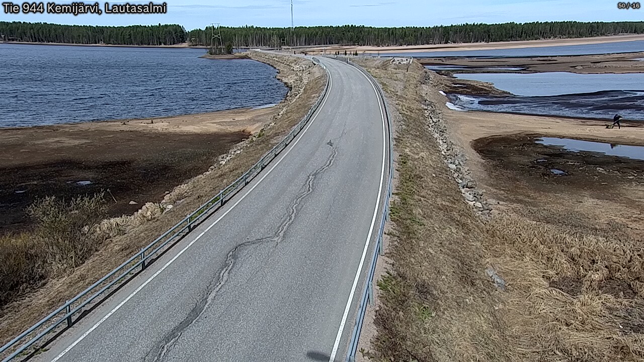 Kelikamerat Kuva Tie 944 Kemijärvi, Lautasalmi, Kemijärvi, Lappi