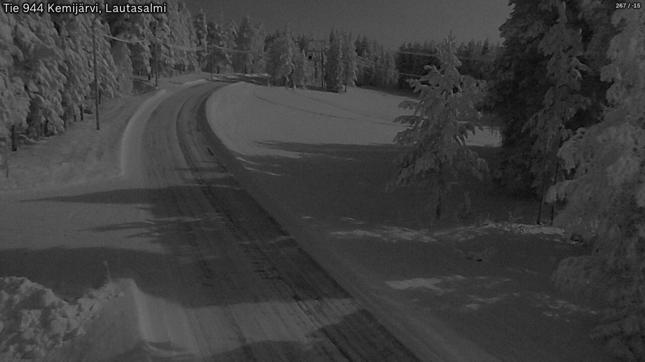 Kelikamerat Kuva Tie 944 Kemijärvi, Lautasalmi, Kemijärvi, Lappi