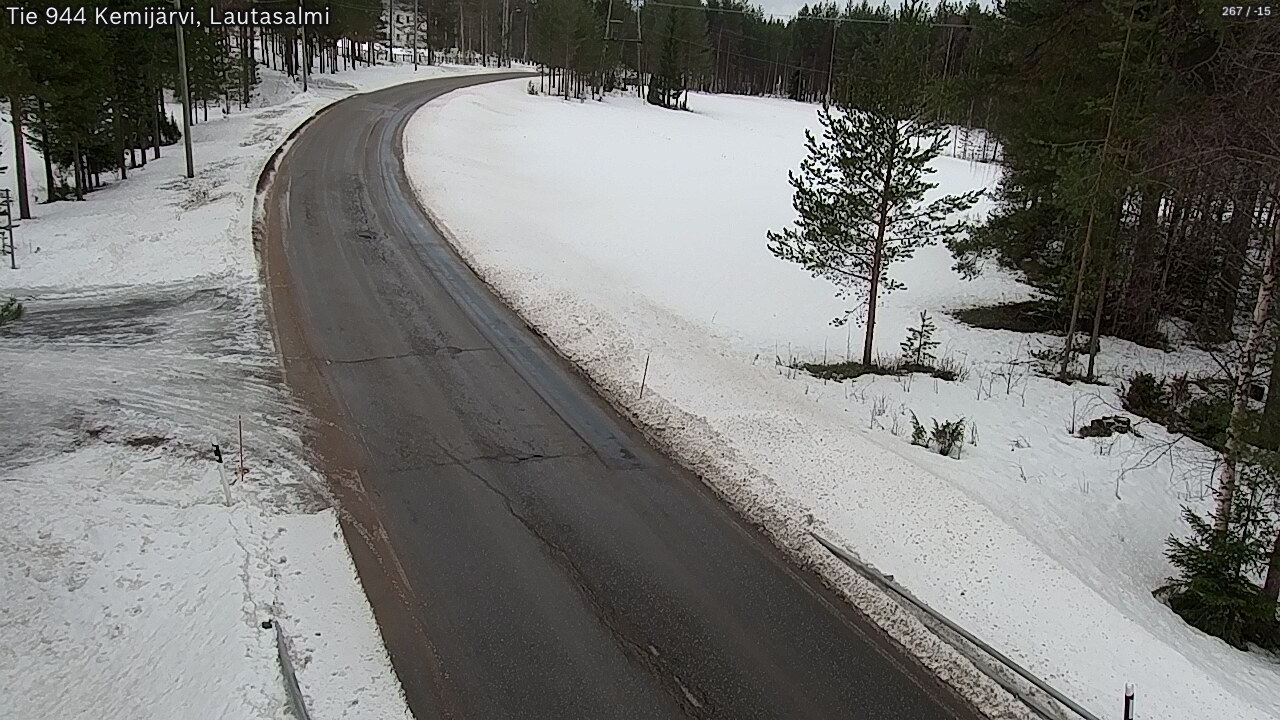 Kelikamerat Kuva Tie 944 Kemijärvi, Lautasalmi, Kemijärvi, Lappi