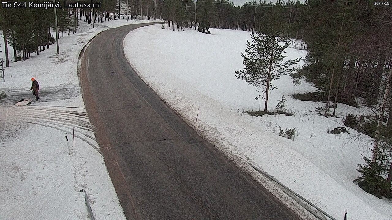 Kelikamerat Kuva Tie 944 Kemijärvi, Lautasalmi, Kemijärvi, Lappi