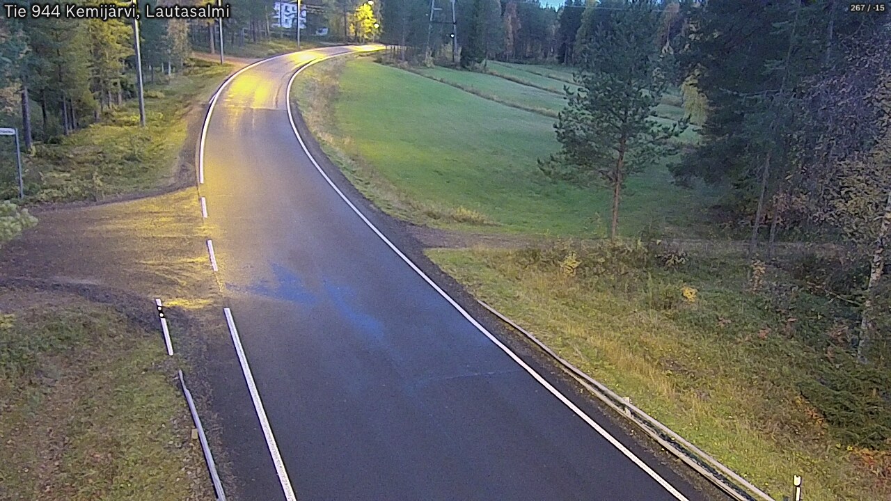 Kelikamerat Kuva Tie 944 Kemijärvi, Lautasalmi, Kemijärvi, Lappi