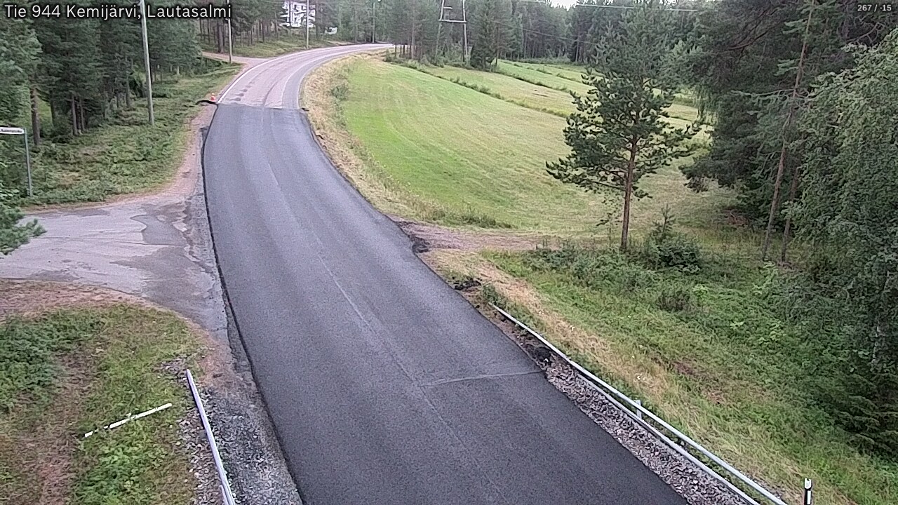 Weather Camera Image Road 944 Kemijärvi, Lautasalmi, Kemijärvi, Lappi