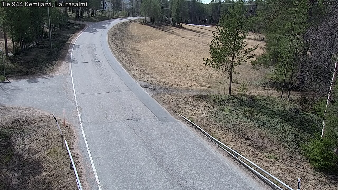 Weather Camera Image Väg 944 Kemijärvi, Lautasalmi, Kemijärvi, Lappi