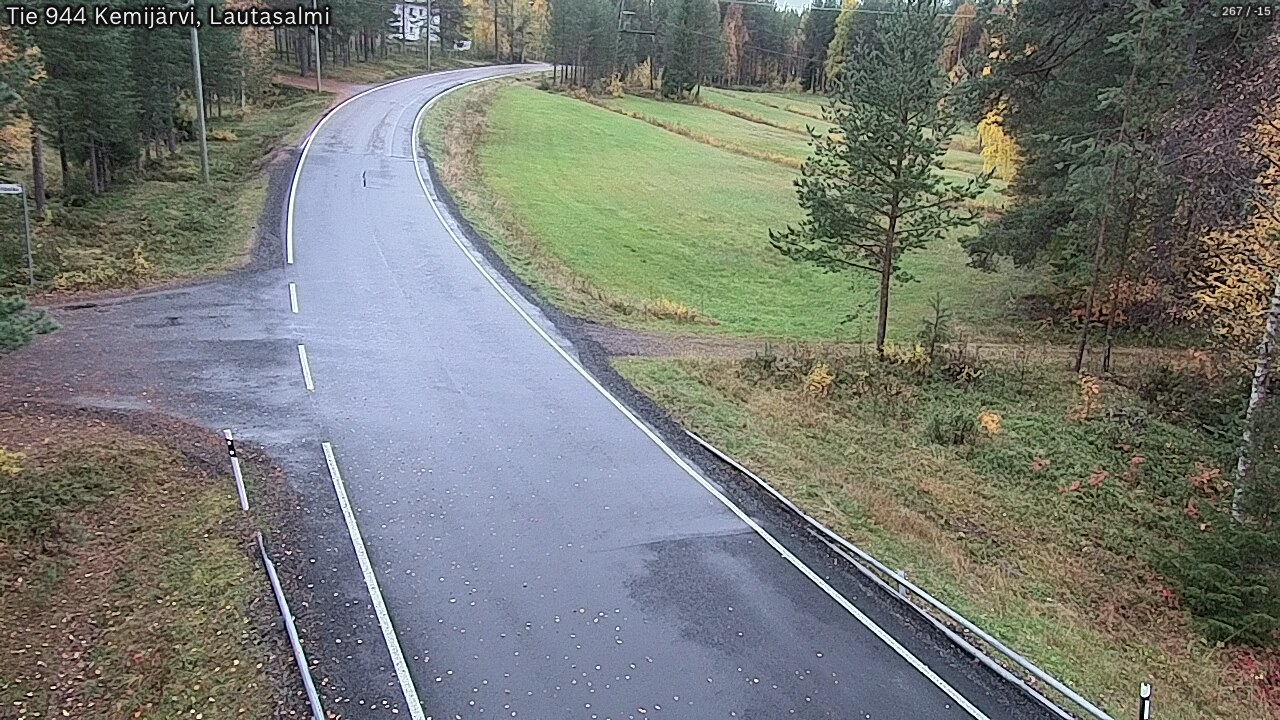 Kelikamerat Kuva Tie 944 Kemijärvi, Lautasalmi, Kemijärvi, Lappi