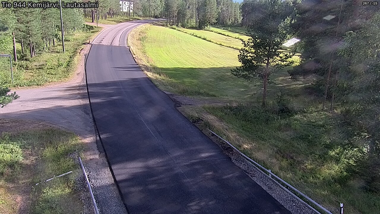 Weather Camera Image Road 944 Kemijärvi, Lautasalmi, Kemijärvi, Lappi