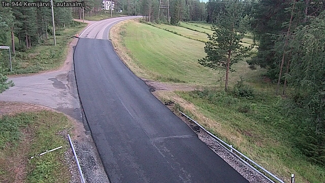 Weather Camera Image Road 944 Kemijärvi, Lautasalmi, Kemijärvi, Lappi