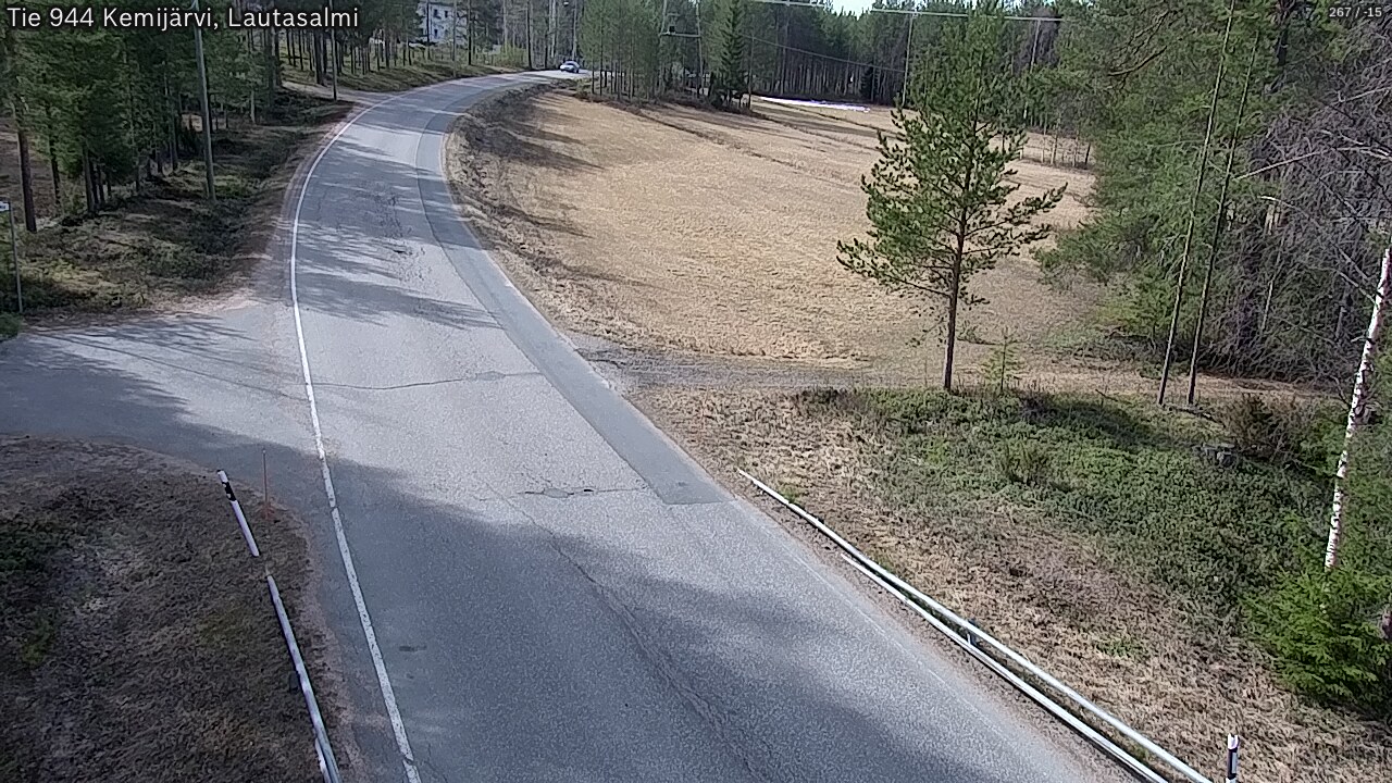 Weather Camera Image Väg 944 Kemijärvi, Lautasalmi, Kemijärvi, Lappi