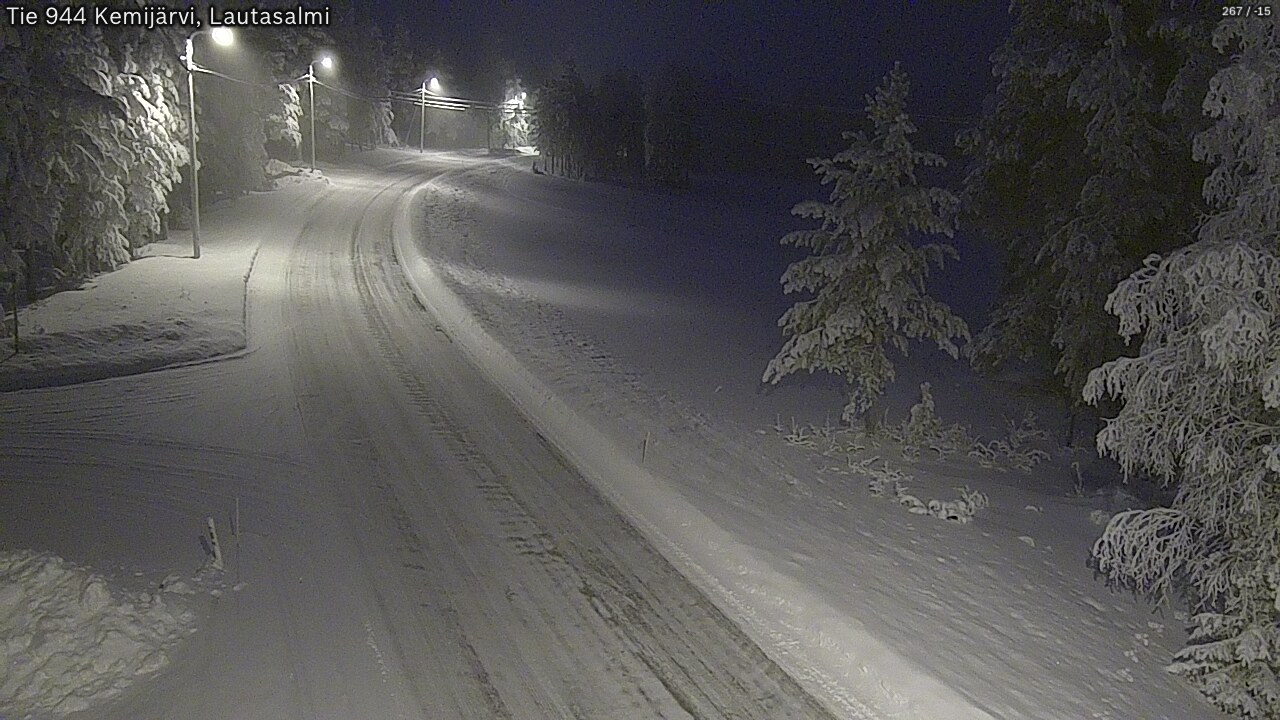 Kelikamerat Kuva Tie 944 Kemijärvi, Lautasalmi, Kemijärvi, Lappi