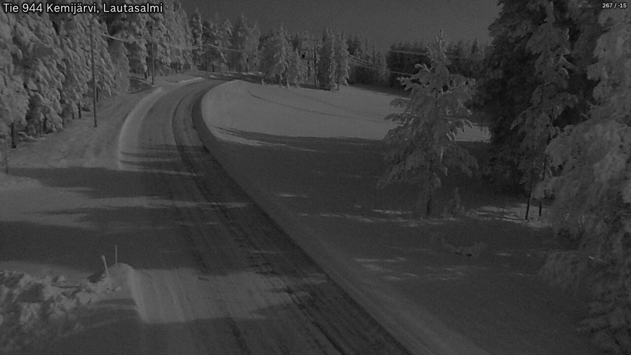 Kelikamerat Kuva Tie 944 Kemijärvi, Lautasalmi, Kemijärvi, Lappi