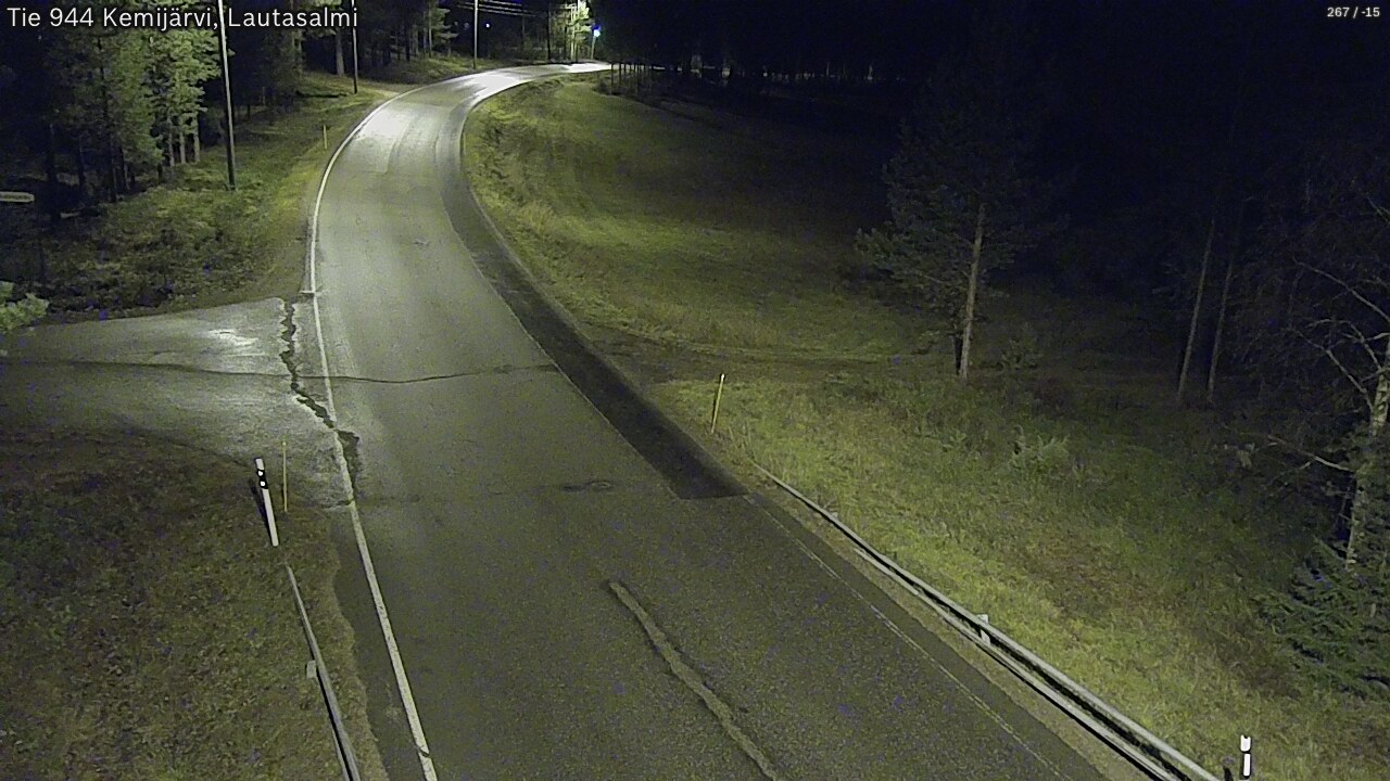 Kelikamerat Kuva Tie 944 Kemijärvi, Lautasalmi, Kemijärvi, Lappi