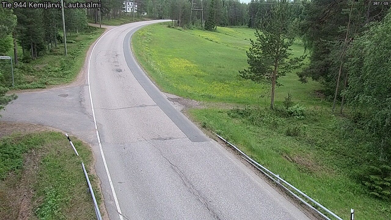 Kelikamerat Kuva Tie 944 Kemijärvi, Lautasalmi, Kemijärvi, Lappi