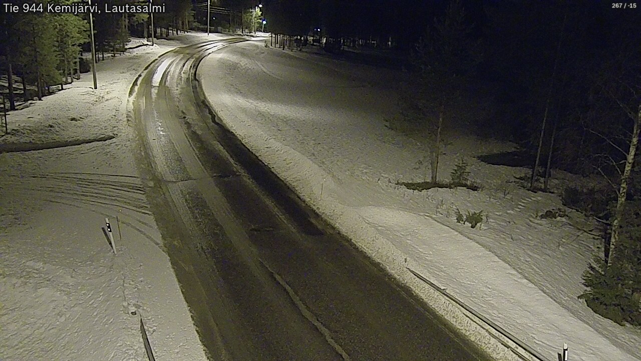 Kelikamerat Kuva Tie 944 Kemijärvi, Lautasalmi, Kemijärvi, Lappi