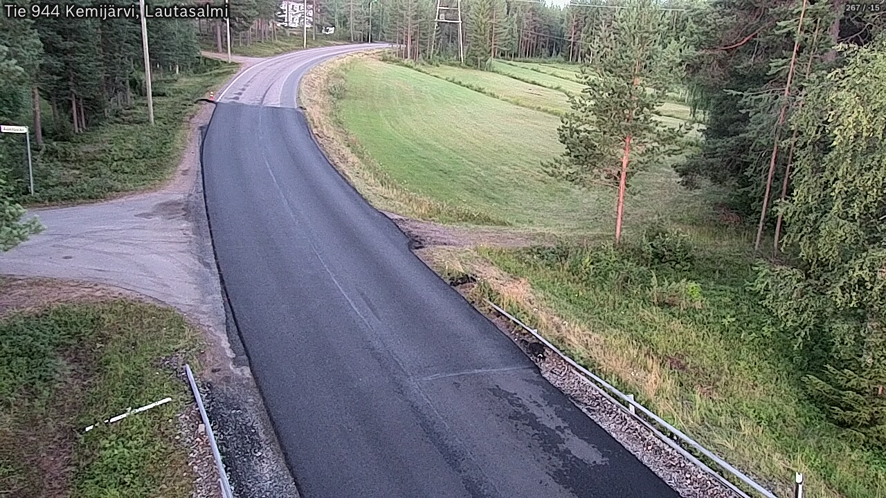 Weather Camera Image Road 944 Kemijärvi, Lautasalmi, Kemijärvi, Lappi