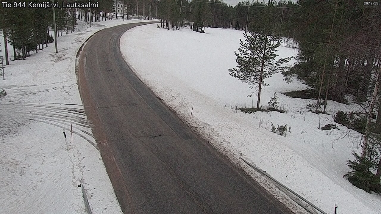 Kelikamerat Kuva Tie 944 Kemijärvi, Lautasalmi, Kemijärvi, Lappi