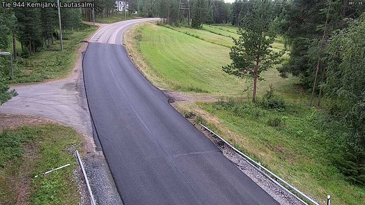 Weather Camera Image Road 944 Kemijärvi, Lautasalmi, Kemijärvi, Lappi