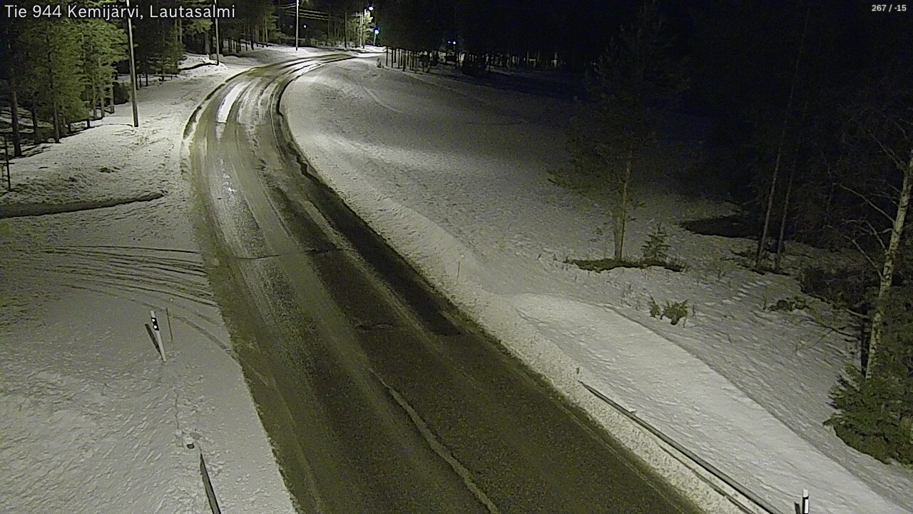 Kelikamerat Kuva Tie 944 Kemijärvi, Lautasalmi, Kemijärvi, Lappi