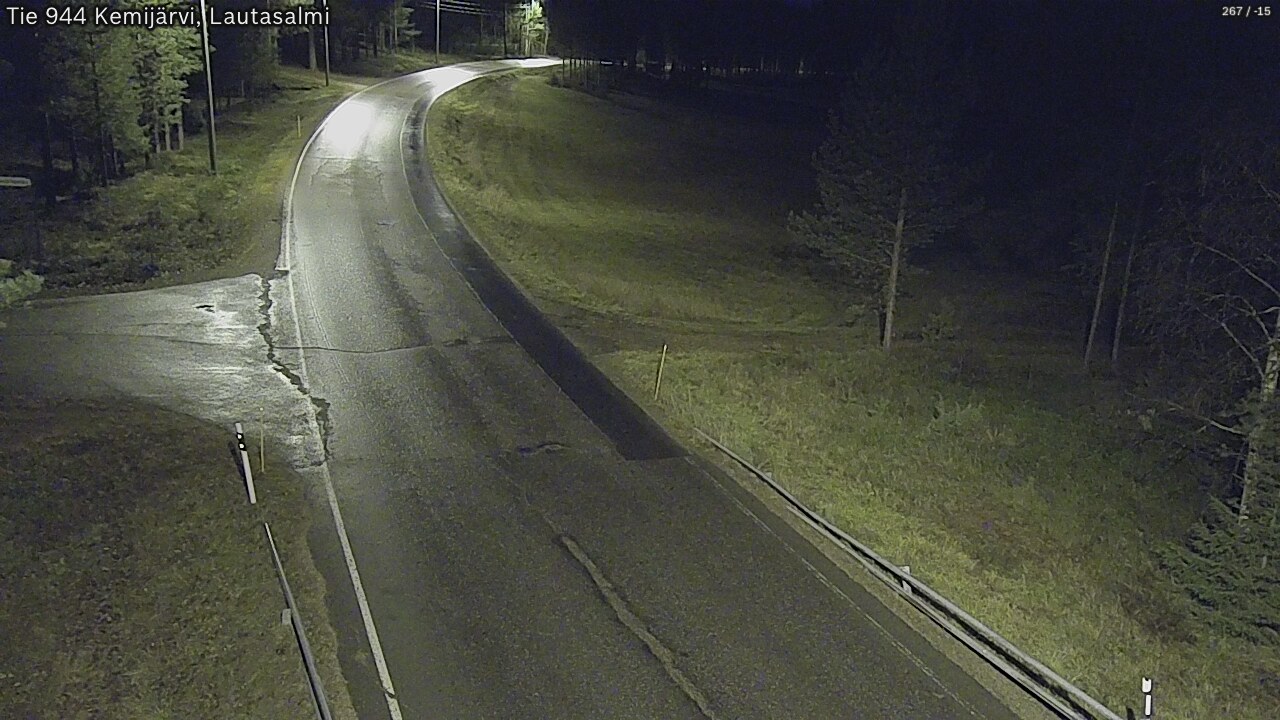 Kelikamerat Kuva Tie 944 Kemijärvi, Lautasalmi, Kemijärvi, Lappi