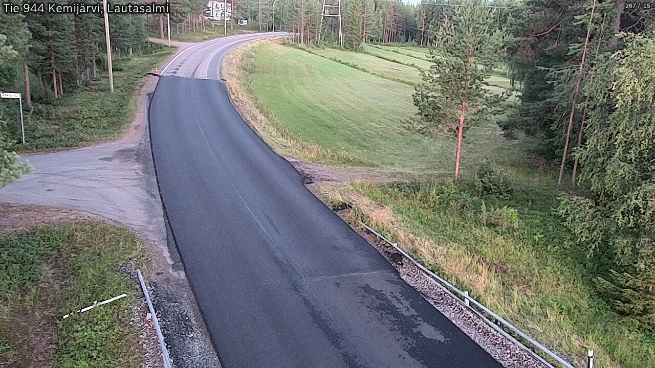 Weather Camera Image Road 944 Kemijärvi, Lautasalmi, Kemijärvi, Lappi