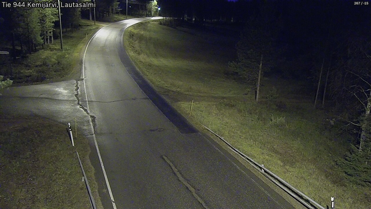 Kelikamerat Kuva Tie 944 Kemijärvi, Lautasalmi, Kemijärvi, Lappi