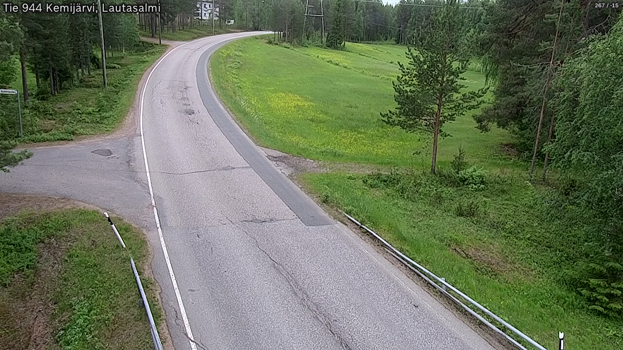 Kelikamerat Kuva Tie 944 Kemijärvi, Lautasalmi, Kemijärvi, Lappi
