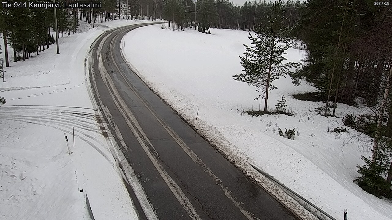 Kelikamerat Kuva Tie 944 Kemijärvi, Lautasalmi, Kemijärvi, Lappi