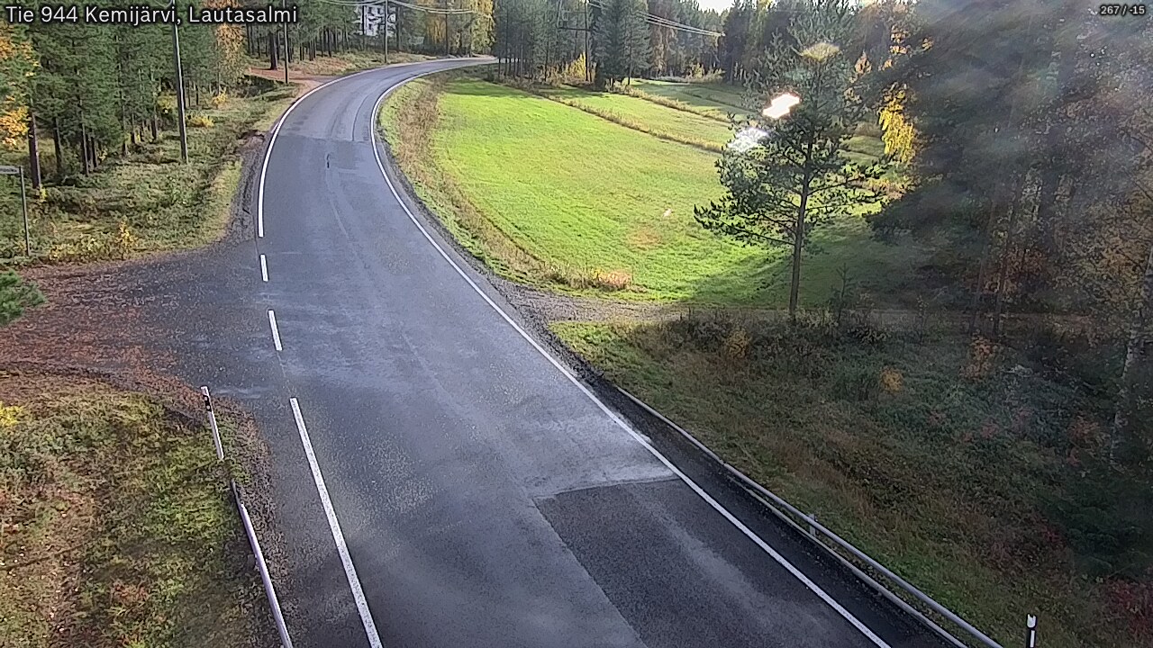 Kelikamerat Kuva Tie 944 Kemijärvi, Lautasalmi, Kemijärvi, Lappi