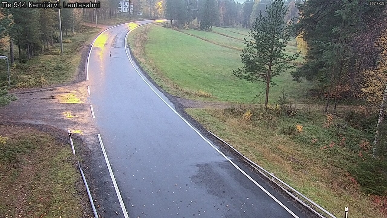 Kelikamerat Kuva Tie 944 Kemijärvi, Lautasalmi, Kemijärvi, Lappi