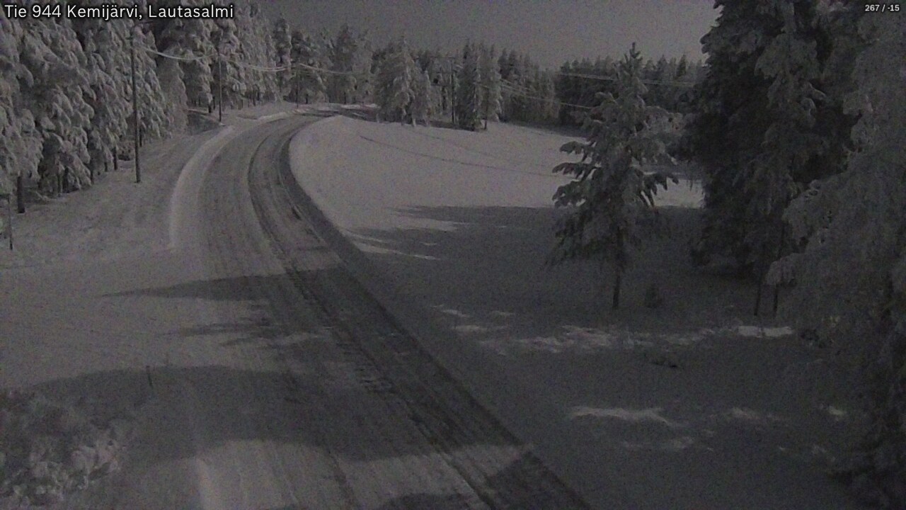 Kelikamerat Kuva Tie 944 Kemijärvi, Lautasalmi, Kemijärvi, Lappi