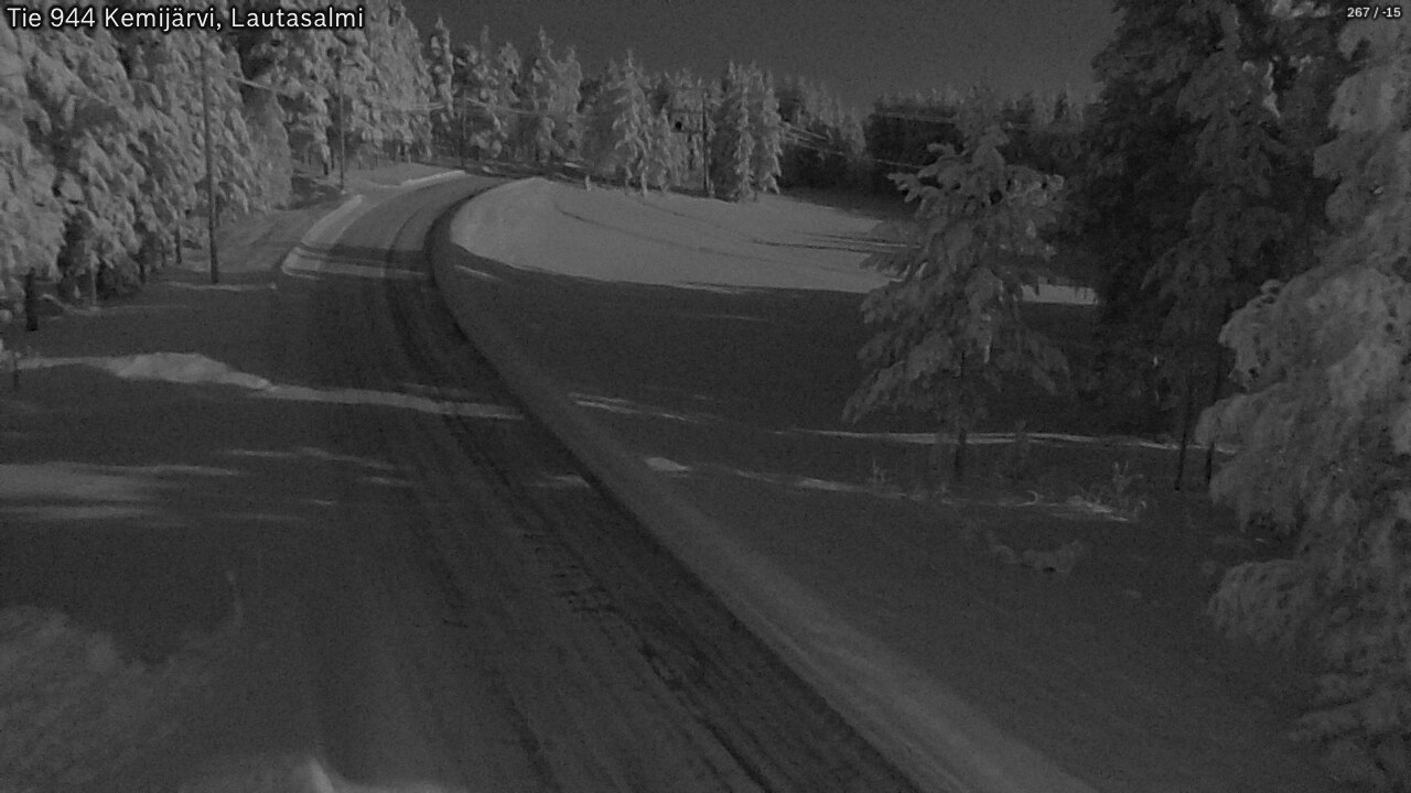 Kelikamerat Kuva Tie 944 Kemijärvi, Lautasalmi, Kemijärvi, Lappi