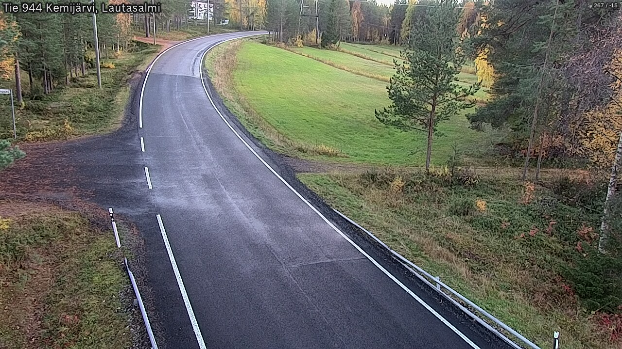 Kelikamerat Kuva Tie 944 Kemijärvi, Lautasalmi, Kemijärvi, Lappi