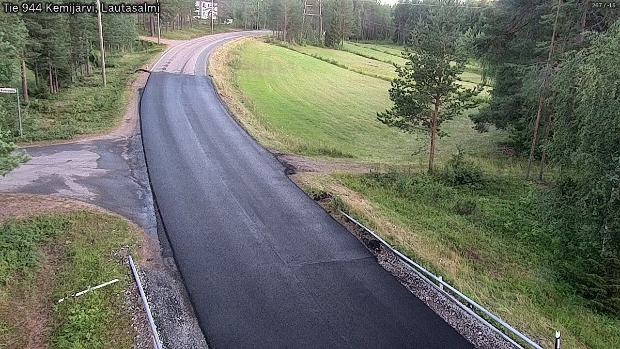 Weather Camera Image Road 944 Kemijärvi, Lautasalmi, Kemijärvi, Lappi