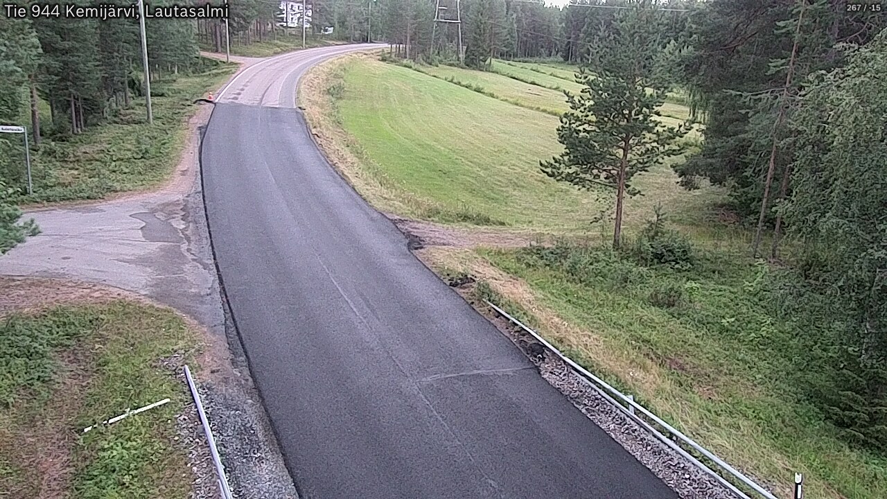 Weather Camera Image Road 944 Kemijärvi, Lautasalmi, Kemijärvi, Lappi