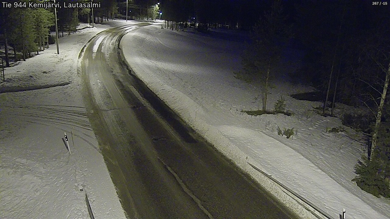 Kelikamerat Kuva Tie 944 Kemijärvi, Lautasalmi, Kemijärvi, Lappi