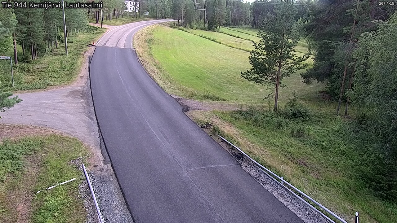 Weather Camera Image Road 944 Kemijärvi, Lautasalmi, Kemijärvi, Lappi
