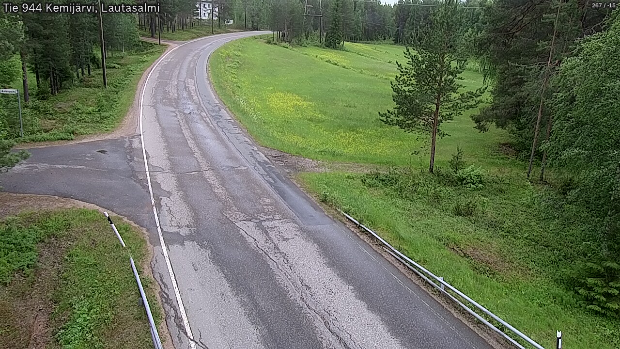 Kelikamerat Kuva Tie 944 Kemijärvi, Lautasalmi, Kemijärvi, Lappi
