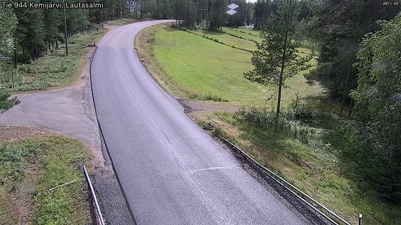 Weather Camera Image Road 944 Kemijärvi, Lautasalmi, Kemijärvi, Lappi