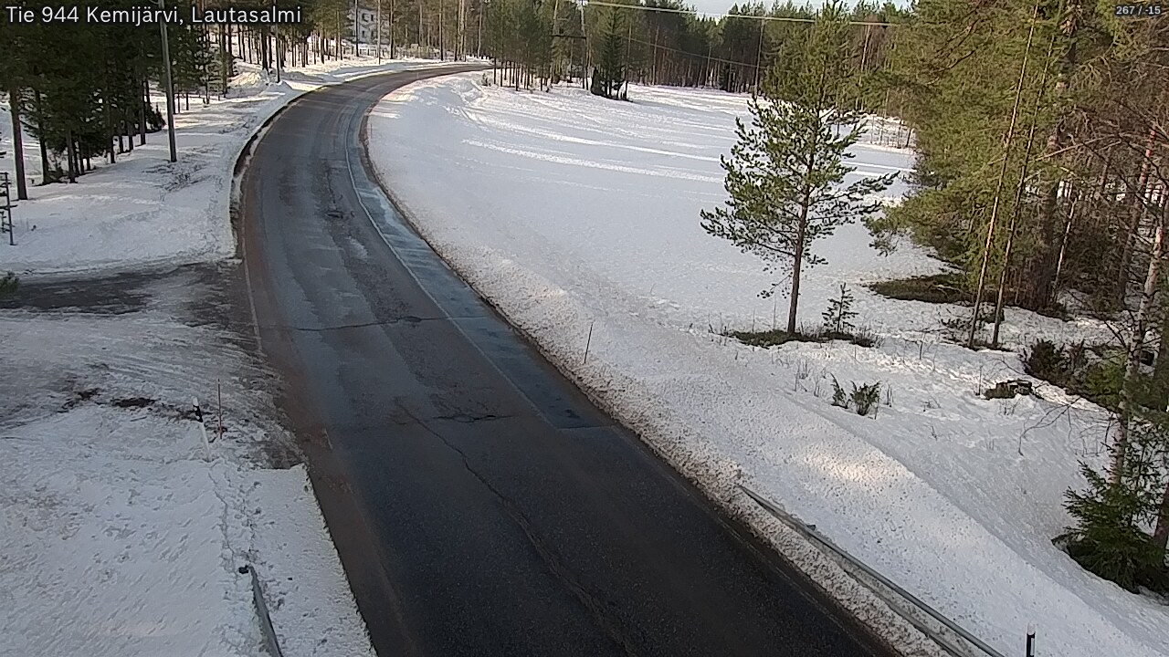 Kelikamerat Kuva Tie 944 Kemijärvi, Lautasalmi, Kemijärvi, Lappi