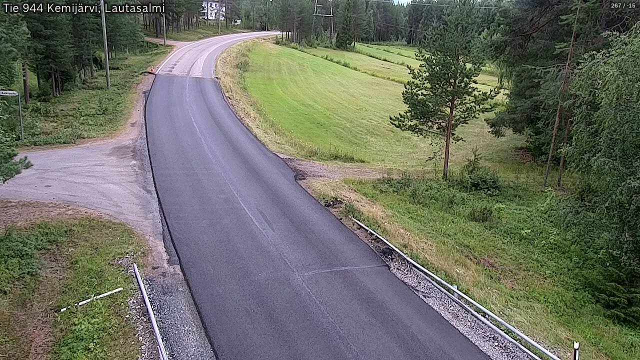Weather Camera Image Road 944 Kemijärvi, Lautasalmi, Kemijärvi, Lappi