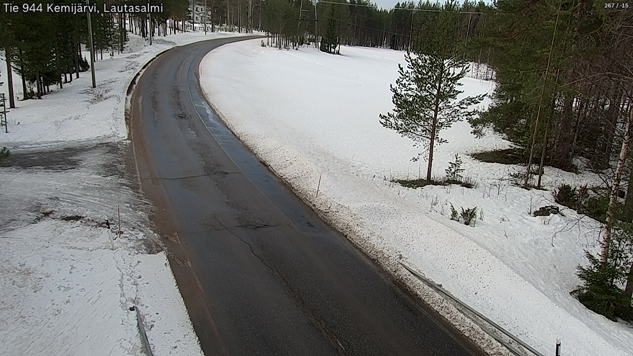 Kelikamerat Kuva Tie 944 Kemijärvi, Lautasalmi, Kemijärvi, Lappi