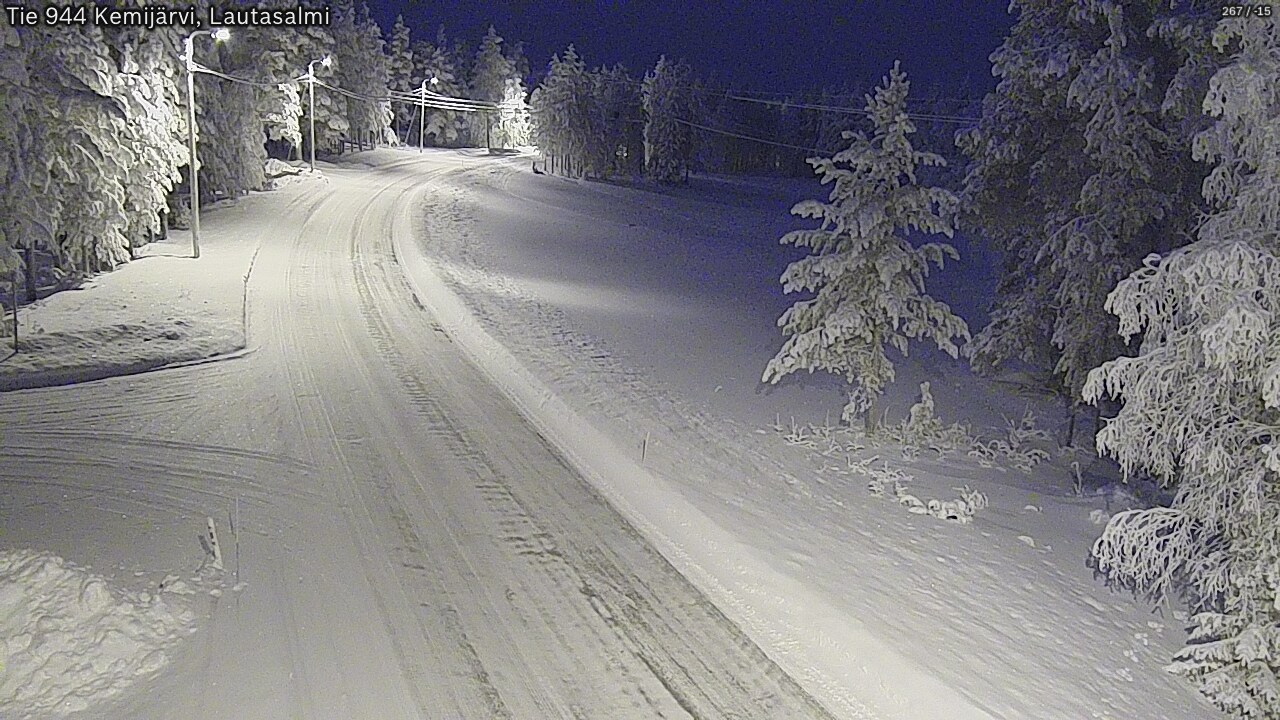 Kelikamerat Kuva Tie 944 Kemijärvi, Lautasalmi, Kemijärvi, Lappi