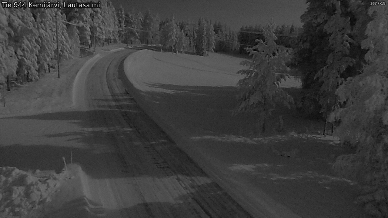 Kelikamerat Kuva Tie 944 Kemijärvi, Lautasalmi, Kemijärvi, Lappi