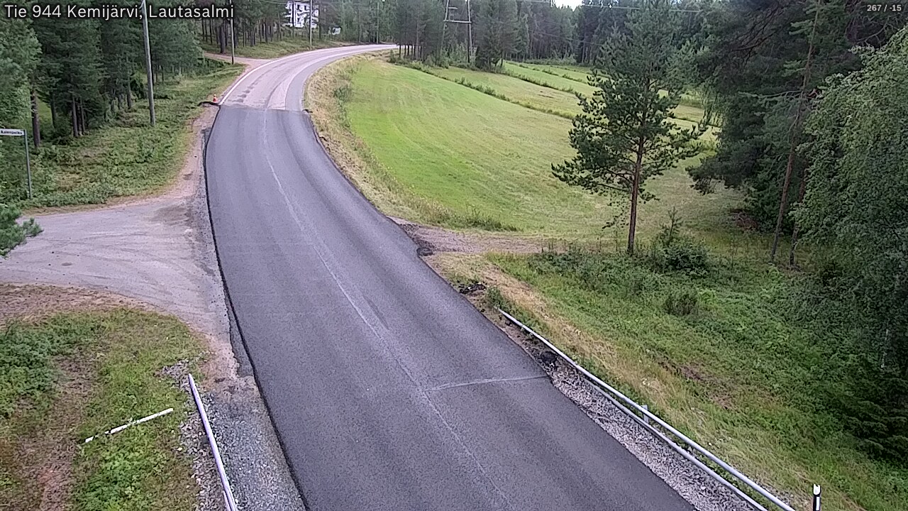 Weather Camera Image Road 944 Kemijärvi, Lautasalmi, Kemijärvi, Lappi