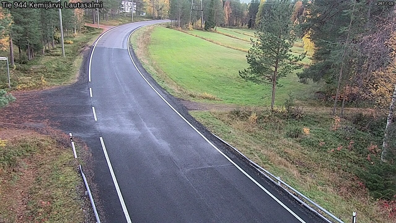 Kelikamerat Kuva Tie 944 Kemijärvi, Lautasalmi, Kemijärvi, Lappi