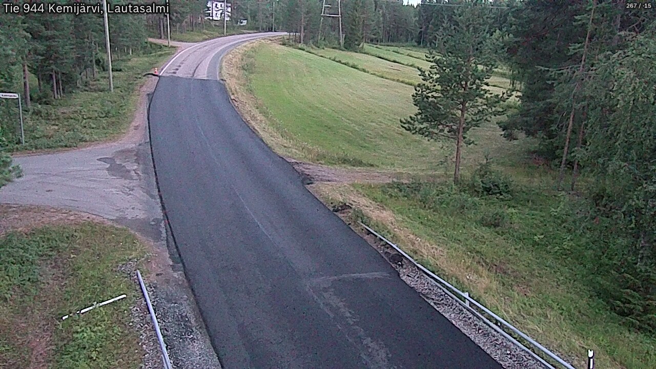 Weather Camera Image Road 944 Kemijärvi, Lautasalmi, Kemijärvi, Lappi