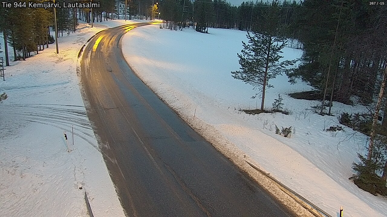 Kelikamerat Kuva Tie 944 Kemijärvi, Lautasalmi, Kemijärvi, Lappi