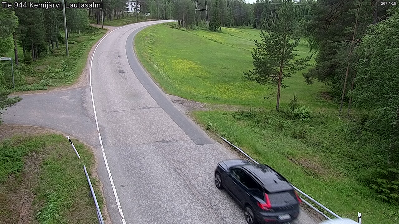 Weather Camera Image Road 944 Kemijärvi, Lautasalmi, Kemijärvi, Lappi